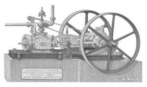 Voir le détail de cette oeuvre: Machine à vapeur (1870) Parc de la distillerie Saint James - Sainte Marie - Mart