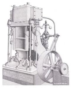 Voir le détail de cette oeuvre: Machine à vapeur verticale - Distillerie Hardy - Tartane - Trinité